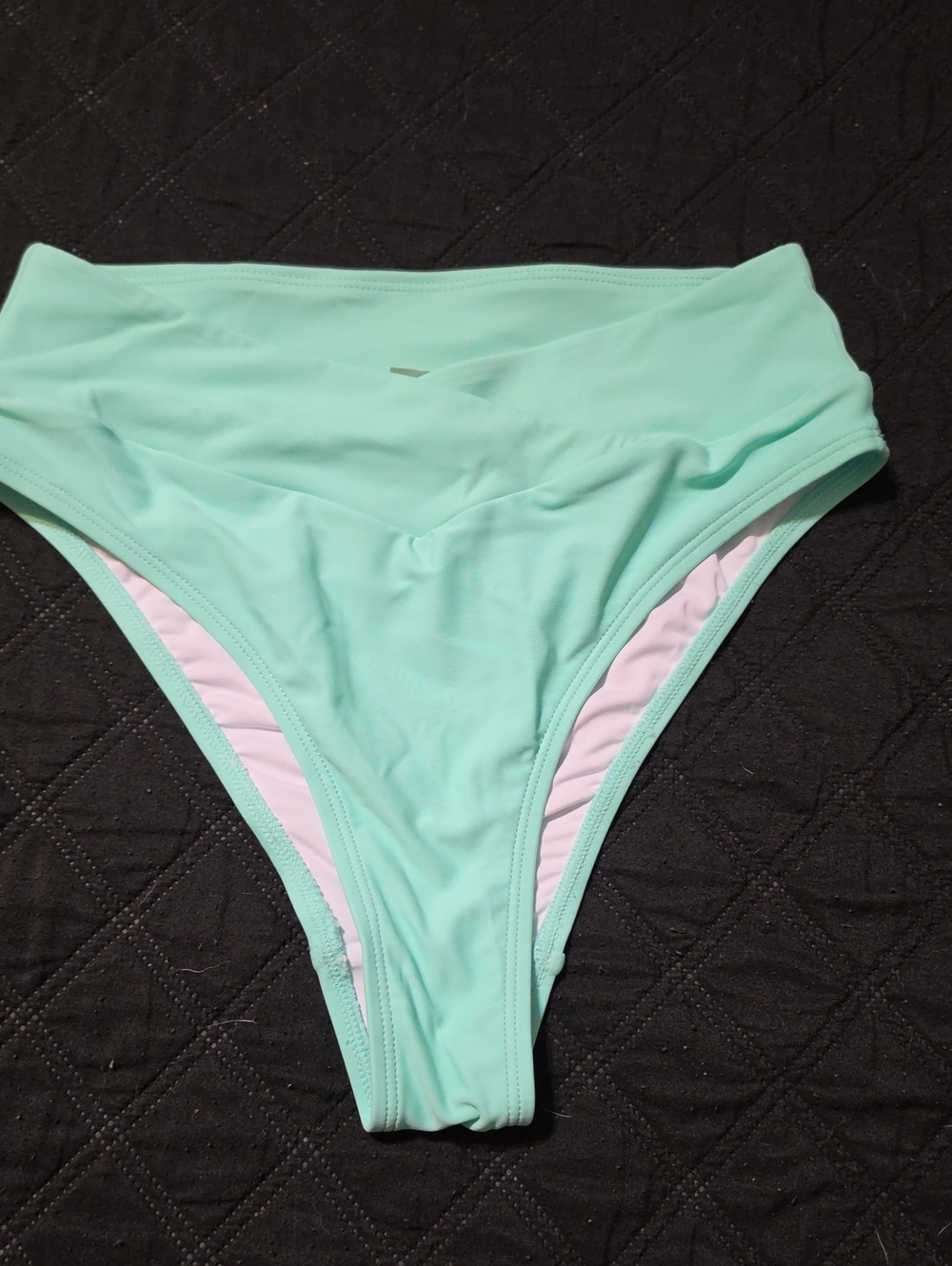 New High-Waist Mint Bikini Bottoms - Women Intimates & Swim